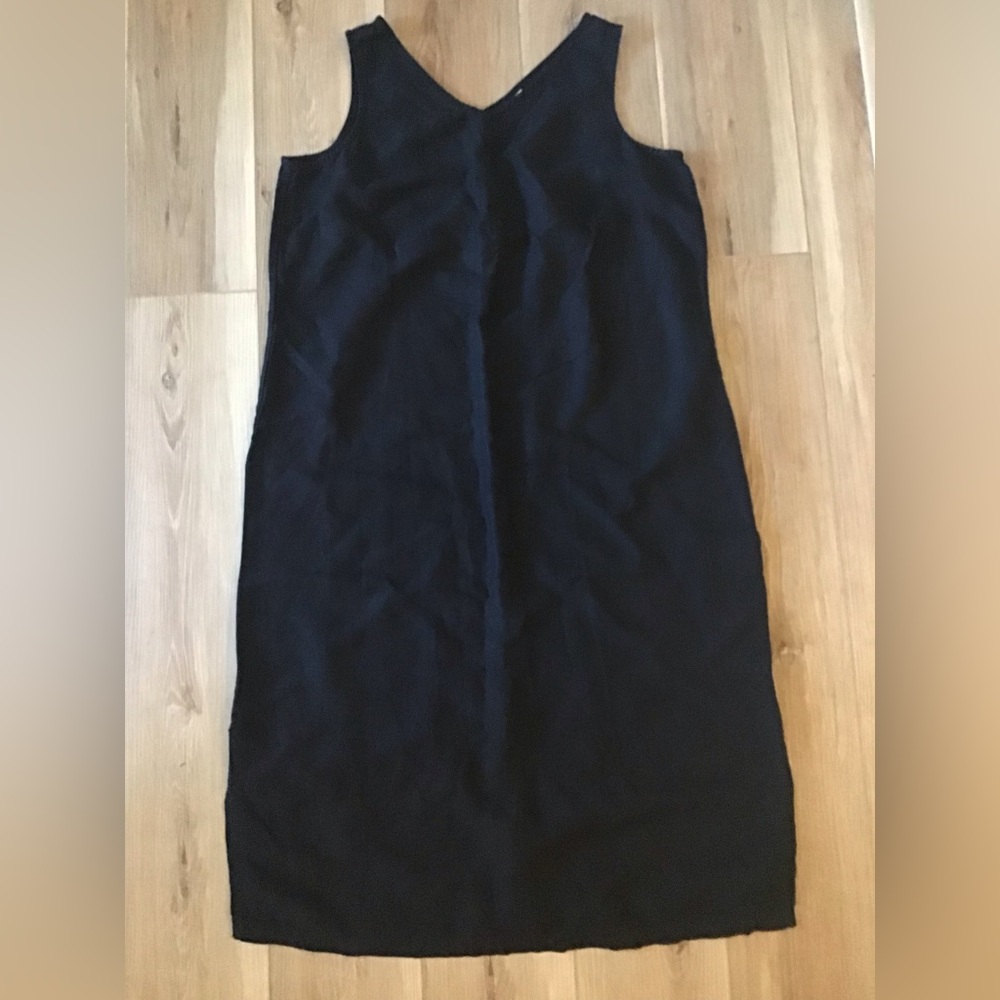 Avenue Linen Blend Midi Shift Dress 14/16